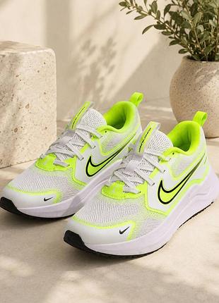 Nike nike cosmic runner gs white volt black hm4402-106 ❤️