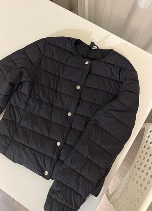 Куртка жіноча h&m стьобана чорна