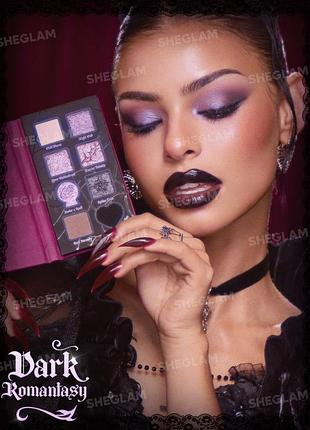 Палітра тіней для повік sheglam dark romantasy eyeshadow palette (6288) 2