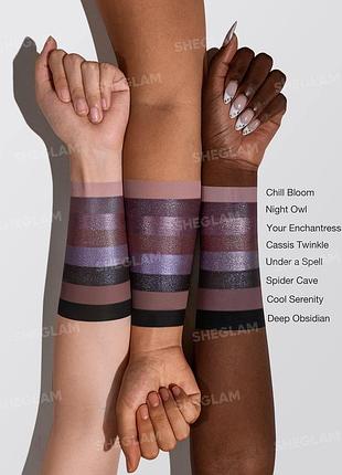 Палітра тіней для повік sheglam dark romantasy eyeshadow palette (6288) 4