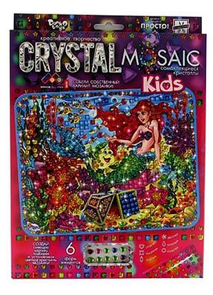 Набір креативної творчості crystal mosaic kids crmk-01-01,02,03,04...10 danko toys