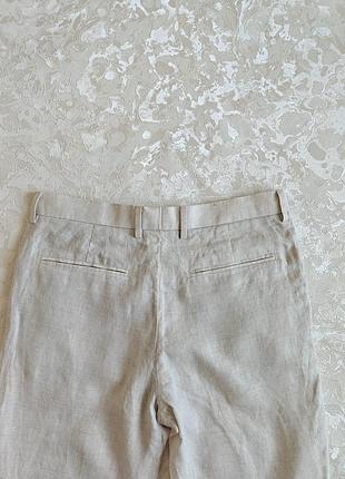 Чоловічі штани h&m 100% льон 4