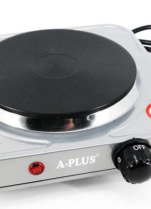 Электроплита a-plus ap-2102 gray, 1000 вт