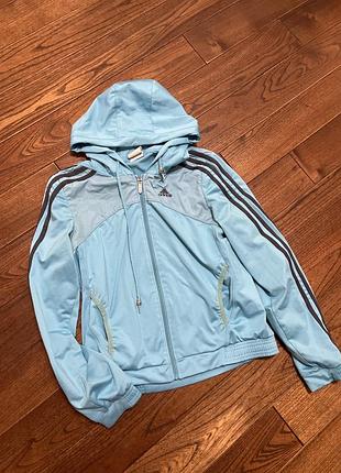 Кофта жіноча adidas блакитна