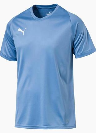 Спортивна футболка чоловіча puma блакитна, розмір s