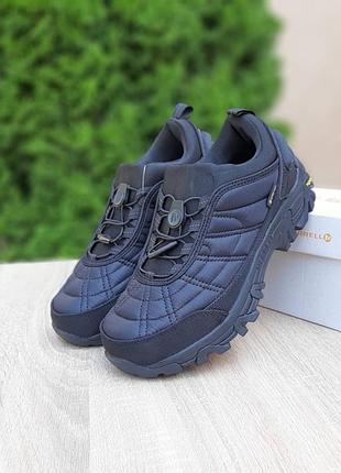 Мужские качественные и стильные кроссовки merrell ice cup moc иие черные❄️