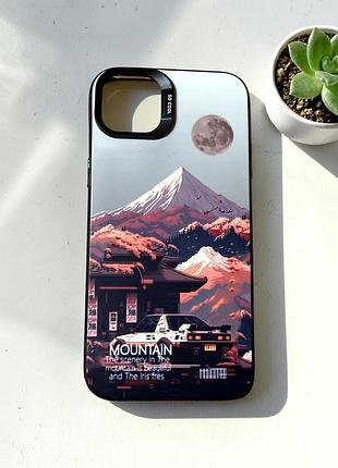 Чехол на iphone 13 с японским принтом фудзи & jdm авто 🏔️🚗✨