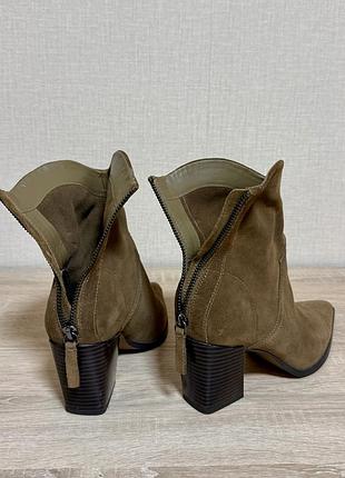 Ботинки zara замшеві 5