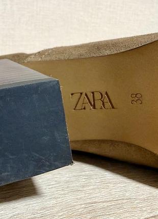 Ботинки zara замшеві 7