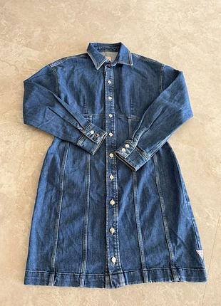 Жіноче джинсове плаття guess синього кольору, розмір s-m