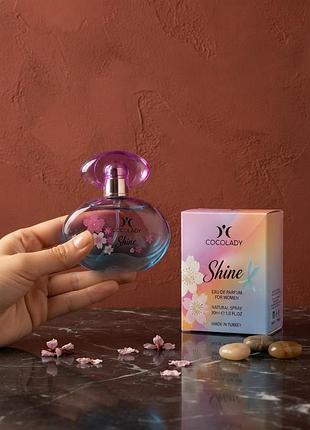 Ніжна жіноча парфумована вода cocolady shine (30 мл) — квітковий аромат