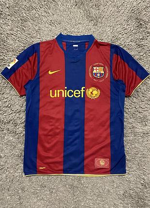 Футболка футбольна fc barcelona 2007-2008 гравець henry №14 від nike