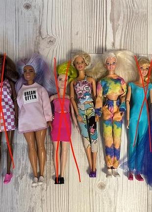 Ляльки barbie, різні нові та ретро лотом