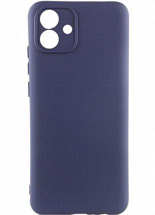 Чохол tpu getman liquid silk full camera для samsung galaxy a08 / a07 4g / a07s синій / midnight blue