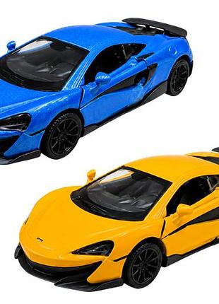 Машина 250949u "mclaren 600lt" синя, помаранчева technodrive