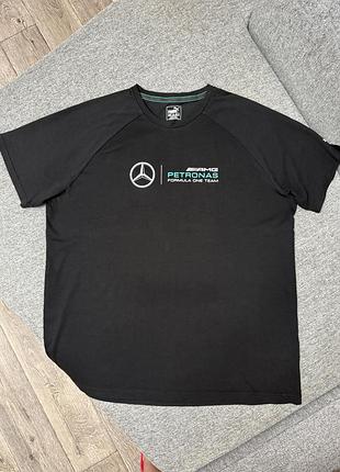 Хлопковая оригинальная футболка. puma.
