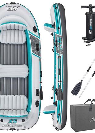 Надувний човен hydro-force adventure elite x5 bestway 65159