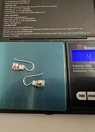 Срібні сережки 925 проба 9