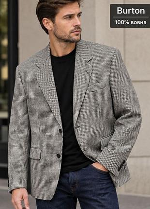 Піджак burton menswear 100% вовна британія