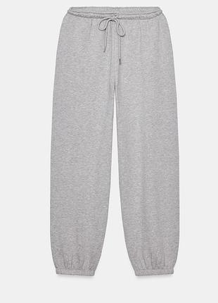 Джоггеры из хлопка zara