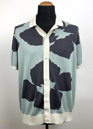 Чоловіча вязана рубашка поло autograph marks spencer
