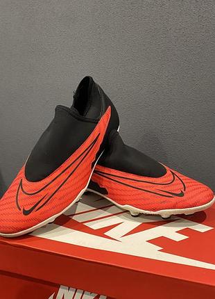 Бутси чоловічі nike phantom gx academy червоно-чорні, розмір 44