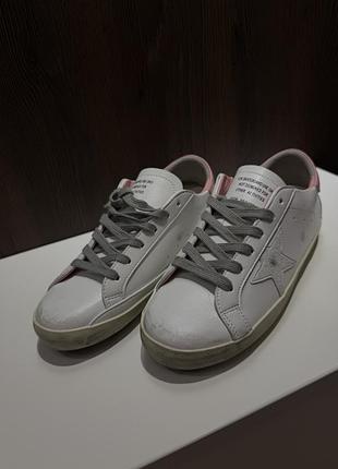Кросівки жіночі golden goose білі, 37 розмір, натуральна шкіра 5