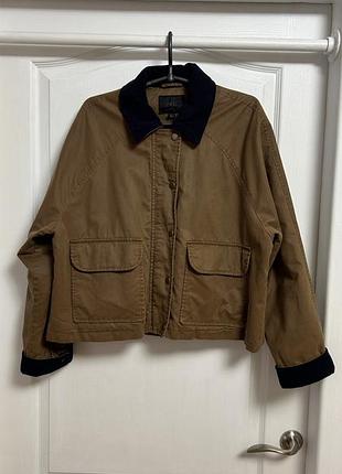 Куртка жіноча zara workwear jacket коричнева, розмір m