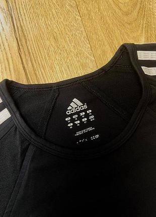 Футболка жіноча adidas 3-stripes чорна