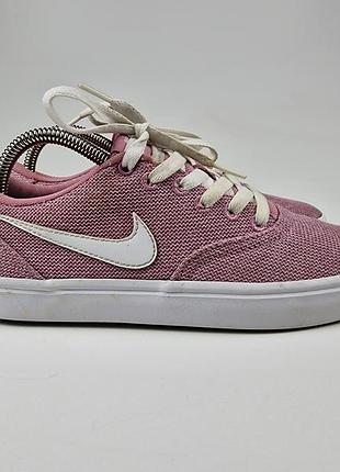 Женские скейтбордические кроссовки nike sb check solar elemental pink