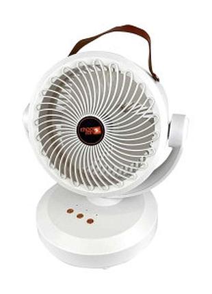 Вентилятор настольний переносний mini fan led, автообіг, адаптер vu05fs25