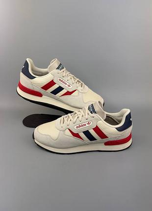 Мужские кроссовки adidas treziod 2 off white navy red новые