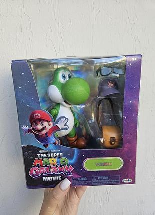 Іграшкова фігурка super mario galaxy yoshi action