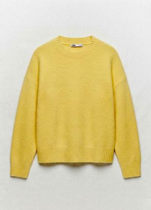 Светр жіночий zara жовтий розмір l