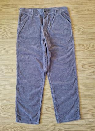 Штани чоловічі вельветові carhartt розмір w34 l32 original