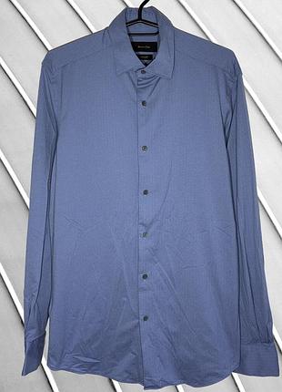 Чоловіча блакитна сорочка massimo dutti s 44 46 массімо дутті приталена сорочка slim fit massimo dutti s 44 46