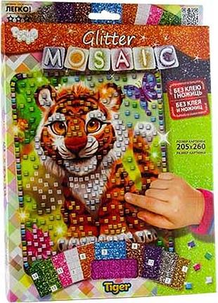 Набор для творчества блестящая мозайка glitter mosaic бм-03-01,02