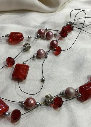 🍷 💃 🌟 изысканное воздушное украшение на ювелирной струне в стиле illusion / floating necklace 🌟 💃 🍷