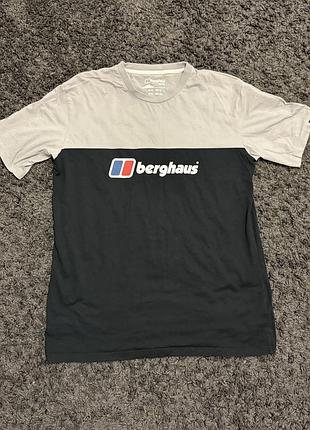 Чоловіча футболка berghaus, сіра, чорна