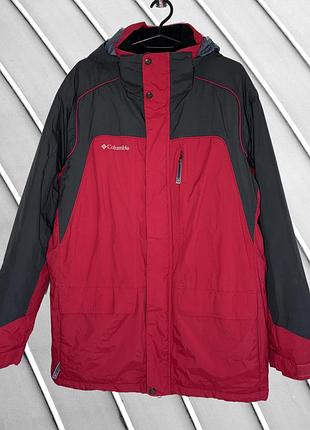 Мужская зимняя куртка columbia bugaboo interchange jacket m l 48 50 колумбия красная куртка Comni-tech columbia m l