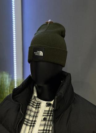 Шапка the north face хакі