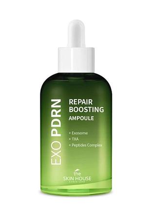 Сироватка бустер-ампула exo pdrn repair boosting ampoule the skin house