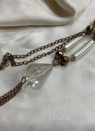 🤍 ⚜️ вінтажне каскадне кольє сотуар vintage / glamour / cocktail ⚜️ 🤍 ✨