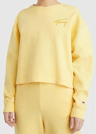 Укорочений світшот tommy hiltfiger 2