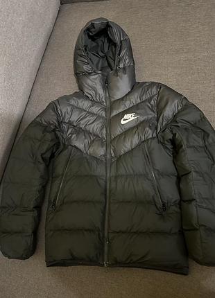 Пуховик чоловічий nike чорний