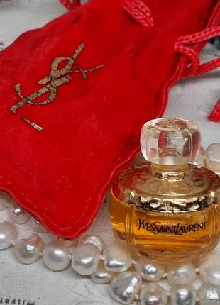 Yves saint laurent — champagne / eau de toilette / 4 ml (в бархатном мешочке)