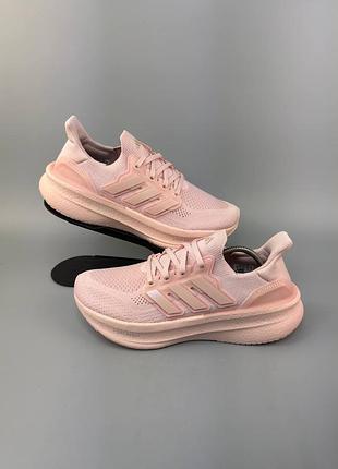 Розовые беговые кроссовки adidas ultraboost 5 light boost новые