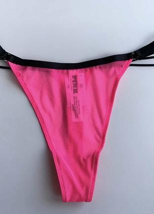 Жіночі трусики victoria's secret стрінги рожеві розмір s