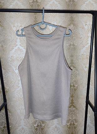 Майка в рубчик l\xl 2