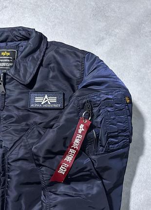 Бомбер alpha industries cwu 45 синій 3